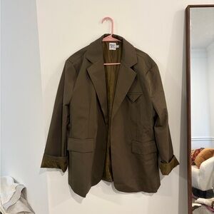 Princess Polly Khaki Blazer